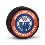 Edmonton Oilers Hockey Puck Packaged