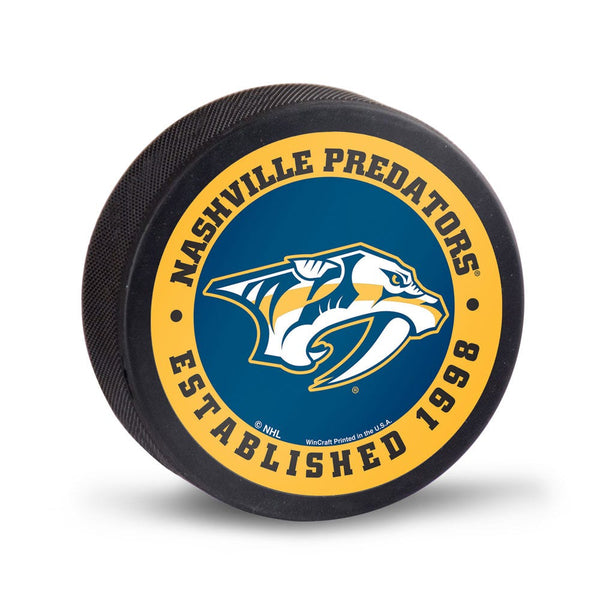 Nashville Predators Hockey Puck Packaged