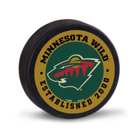 Minnesota Wild Hockey Puck Packaged