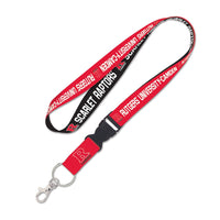Rutgers Scarlet Knights Lanyard w/detachable buckle 1"