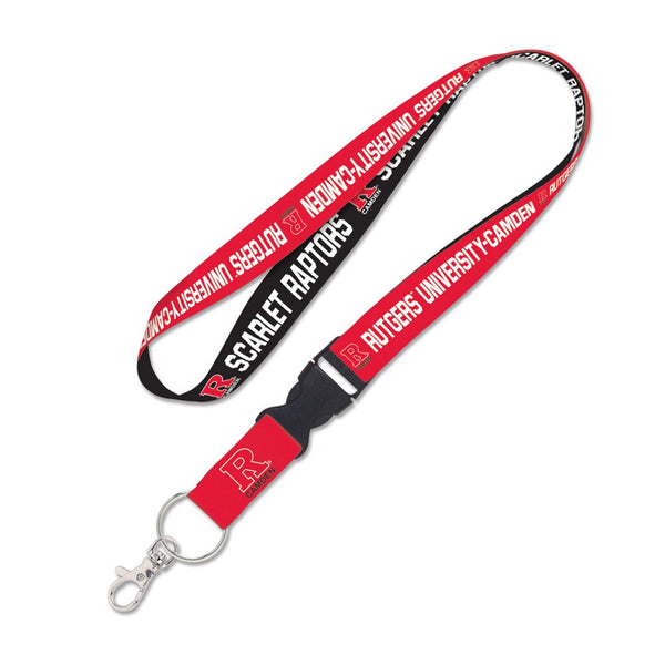Rutgers Scarlet Knights Lanyard w/detachable buckle 1"