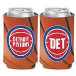 Detroit Pistons ball Can Cooler 12 oz.