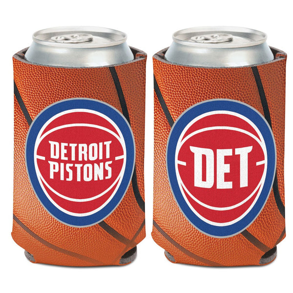 Detroit Pistons ball Can Cooler 12 oz.