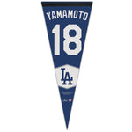 Los Angeles Dodgers PLAYERS CHOICE DIAMOND CLUB(R) Premium Pennant 12" x 30" Yoshinobu Yamamoto