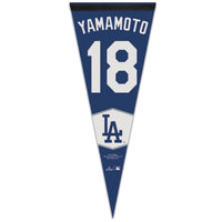Los Angeles Dodgers PLAYERS CHOICE DIAMOND CLUB(R) Premium Pennant 12" x 30" Yoshinobu Yamamoto