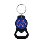 Boise State Broncos Black Bottle Opener Key Ring