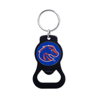 Boise State Broncos Black Bottle Opener Key Ring