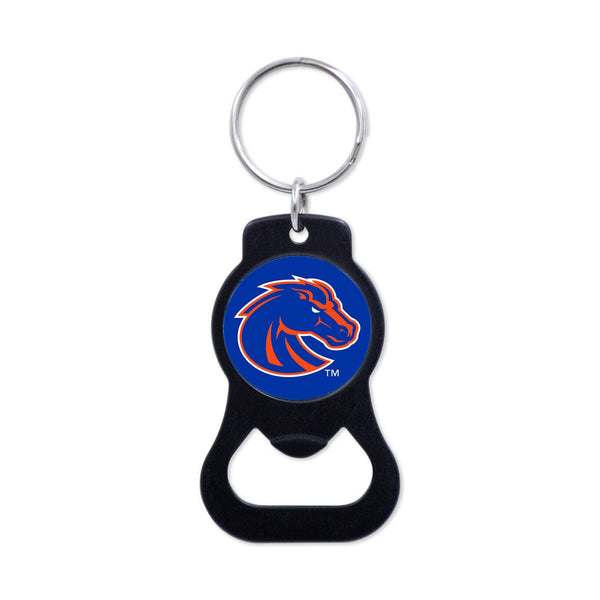 Boise State Broncos Black Bottle Opener Key Ring