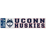 UConn Huskies Perfect Cut Decals 4" x 17"