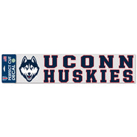 UConn Huskies Perfect Cut Decals 4" x 17"