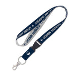 UConn Huskies HEATHER Lanyard w/detachable buckle 1"