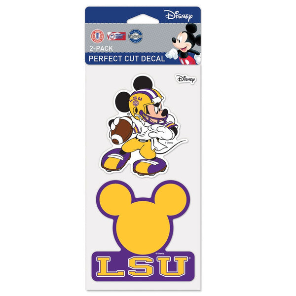 LSU Tigers / Disney Perfect Cut Decal Set of Two 4"x4"