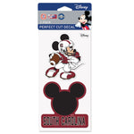 South Carolina Gamecocks / Disney DISNEY MICKEY MOUSE FOOTBALL Perfect Cut Decal Set of two 4"x4"