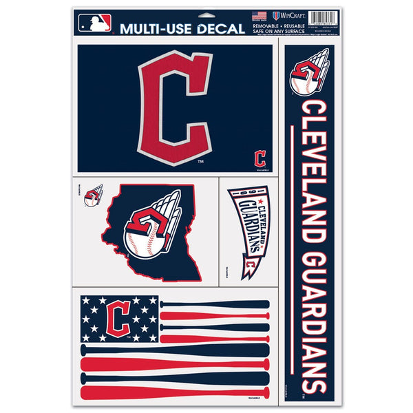 Cleveland Guardians Multi Use Decal 11" x 17"