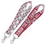 Alabama Crimson Tide / Disney MICKEY MOUSE FOOTBALL Lanyard Key Strap 1"