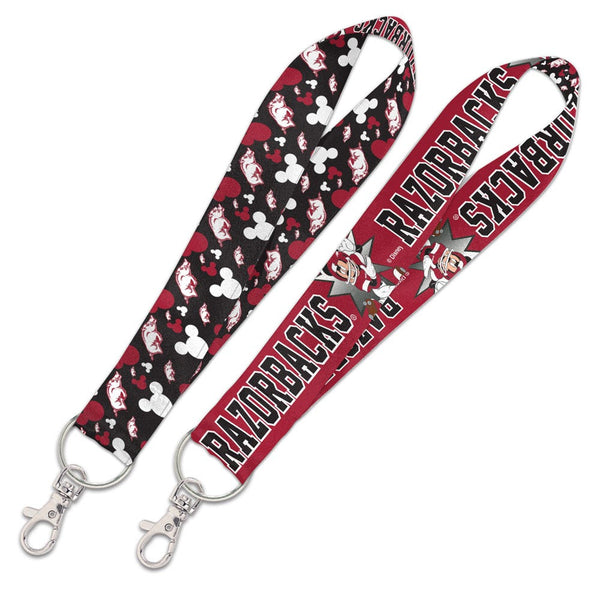 Arkansas Razorbacks / Disney Lanyard Key Strap 1"