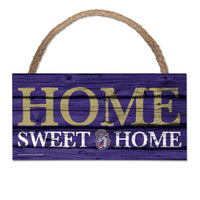 James Madison Dukes Wood Sign w/Rope 5" x 10"