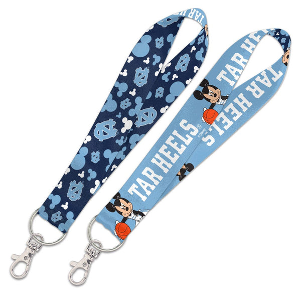 North Carolina Tar Heels / Disney MICKEY MOUSE BASKETBALL Lanyard Key Strap 1"