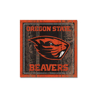 Oregon State Beavers Wooden Magnet 3" X 3"