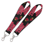 Louisville Cardinals Lanyard Key Strap 1"
