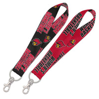 Louisville Cardinals Lanyard Key Strap 1"