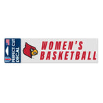 Louisville Cardinals Perfect Cut Decals 3" x 10"