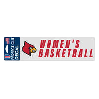 Louisville Cardinals Perfect Cut Decals 3" x 10"