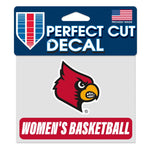 Louisville Cardinals Perfect Cut Color Decal 4.5" x 5.75"