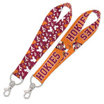 Wholesale-Virginia Tech Hokies / Disney MICKEY MOUSE FOOTBALL Lanyard Key Strap 1"