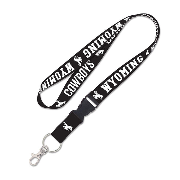 Wyoming Cowboys Lanyard w/detachable buckle 1"