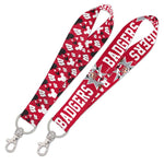 Wholesale-Wisconsin Badgers / Disney Lanyard Key Strap 1"