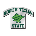 North Texas Mean Green / Vintage Collegiate Acrylic Pin Jewelry Card