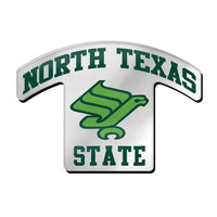 North Texas Mean Green / Vintage Collegiate Acrylic Pin Jewelry Card