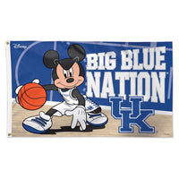 Wholesale-Kentucky Wildcats / Disney MICKEY MOUSE BASKETBALL Flag - Deluxe 3' X 5'