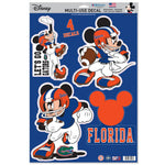 Florida Gators / Disney mickey mouse football Multi-Use Decal 11" x 17"