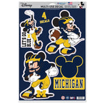 Wholesale-Michigan Wolverines / Disney mickey mouse football Multi-Use Decal 11" x 17"