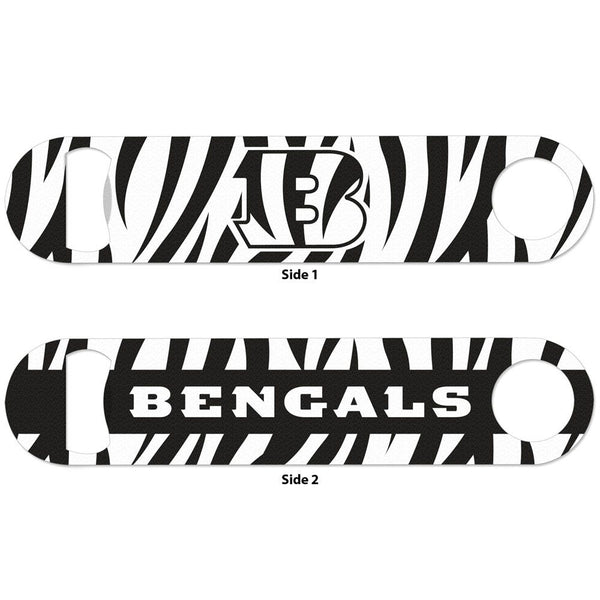 Cincinnati Bengals Metal Bottle Opener 2 Sided