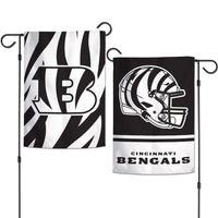 Cincinnati Bengals Garden Flags 2 sided 12.5" x 18"
