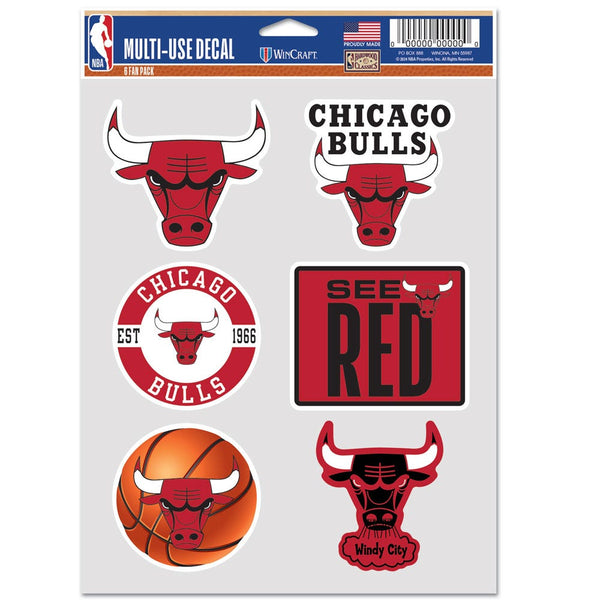 Chicago Bulls Multi Use 6 FAN PACK