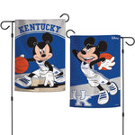 Kentucky Wildcats / Disney MICKEY MOUSE BASKETBALL Garden Flags 2 sided 12.5" x 18"