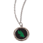 Wholesale-North Texas Mean Green Necklace w/Charm Jewelry Card