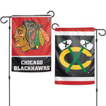 Chicago Blackhawks Garden Flags 2 sided 12.5" x 18"