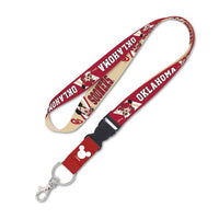 Wholesale-Oklahoma Sooners / Disney MICKEY MOUSE Lanyard w/detachable buckle 1"