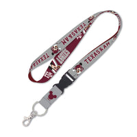Texas A&M Aggies / Disney MICKEY MOUSE Lanyard w/detachable buckle 1"