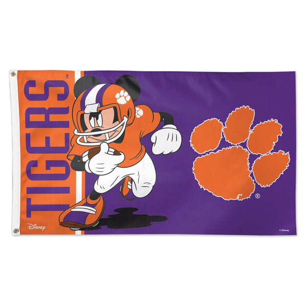 Clemson Tigers / Disney MICKEY Flag - Deluxe 3' X 5'