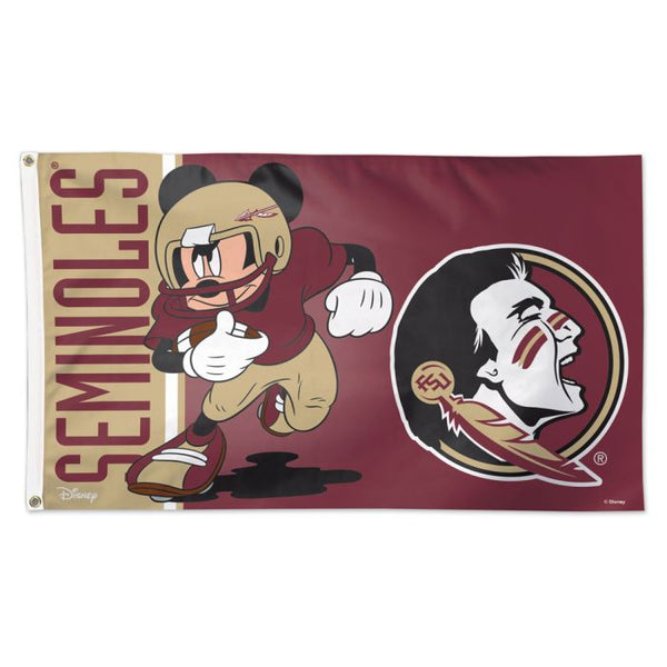 Wholesale-Florida State Seminoles / Disney Flag - Deluxe 3' X 5'