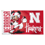 Wholesale-Nebraska Cornhuskers / Disney Flag - Deluxe 3' X 5'