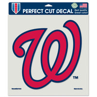 Washington Nationals Perfect Cut Color Decal 8" x 8"