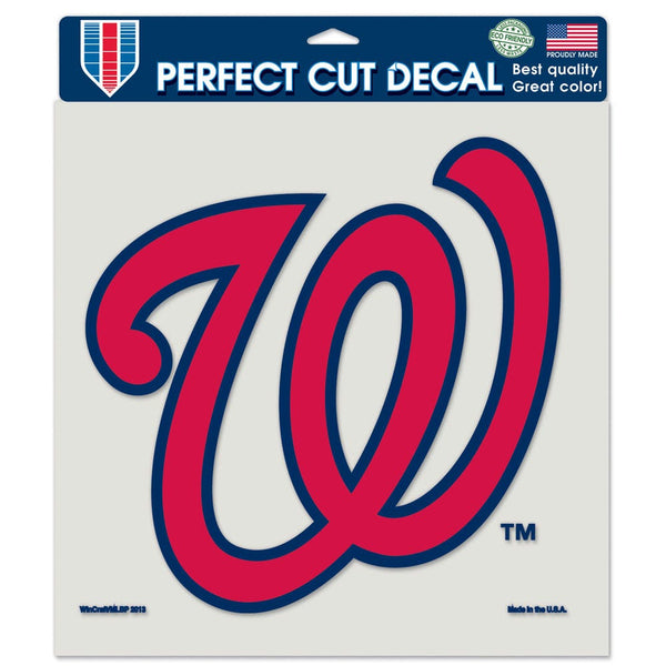 Washington Nationals Perfect Cut Color Decal 8" x 8"