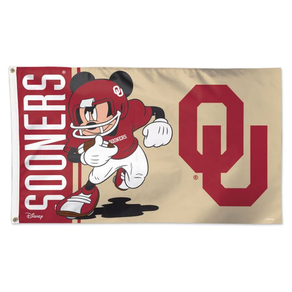 Wholesale-Oklahoma Sooners / Disney MICKEY Flag - Deluxe 3' X 5'